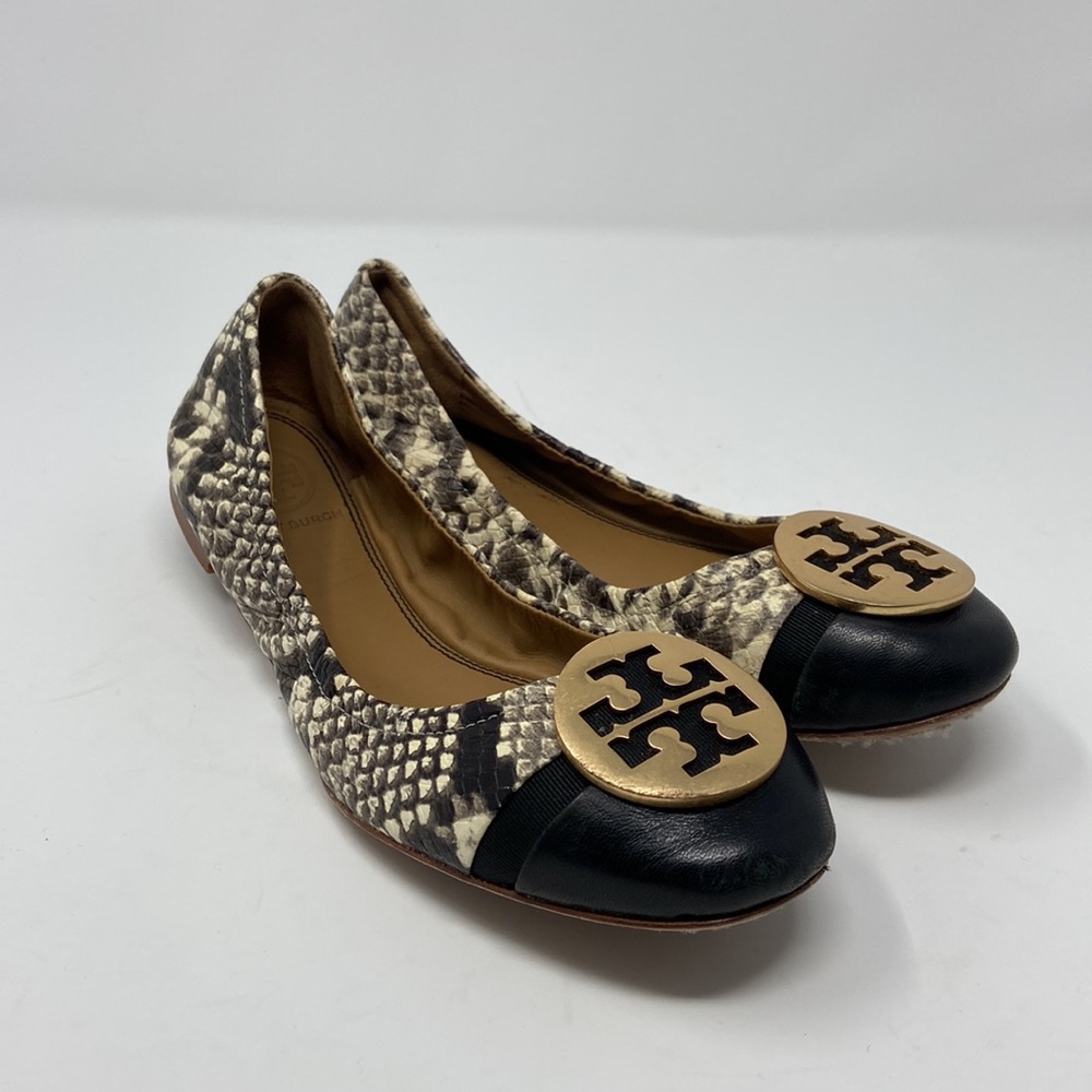 Tory Burch Snake Minnie Ballet Flats - 5.5 - Picture 4 of 9